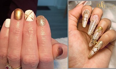 Złote paznokcie - elegancja i piękno
