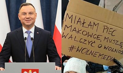 Andrzej Duda zawetował "lex TVN"! "Podzielam zdanie większości Polaków - kolejne spory nie są potrzebne"