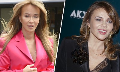 Edyta Herbuś czy Joanna Przetakiewicz? Obie na czarno z czerwonymi ustami. Która wypadła lepiej?