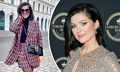 Katarzyna Cichopek chwali się nogami w srebrnej mini na Gali Marki Roku! Ta błyszcząca sukienka to dobry wybór?