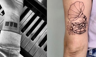 Muzyczne tatuaże - zainspiruj się dźwiękiem!