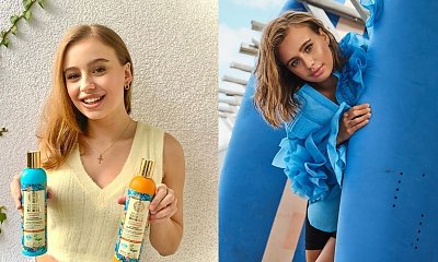 Oliwia Bieniuk kusząco wypina się na kuchennym blacie: "Bardzo podobna do taty, a wszyscy twierdzą, że cała mama" - ktoś pisze