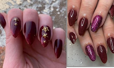 Paznokcie "mulled wine" - zobacz ciekawe propozycje tego niecodziennego manicure'u!
