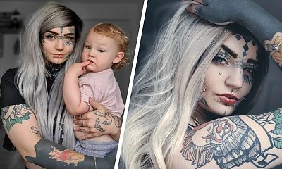 Pierwszy tatuaż zrobiła w wieku 13 lat. Od tej pory młoda mama stale powiększa swoją kolekcję!