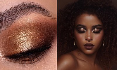 Złoty makijaż – spektakularny i błyszczący!