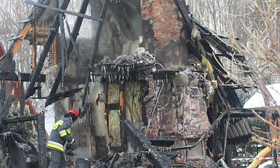 Tragedia w Bieszczadach - w pożarze zginęła kobieta