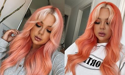 Różowa rudość - golden peach to nietuzinkowe połączenie kolorystyczne!