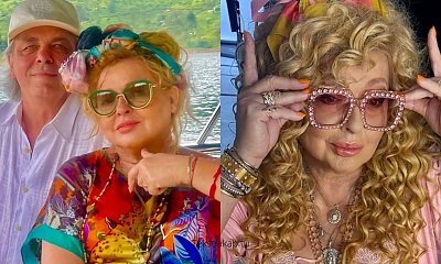 Magda Gessler w sukience do kolan z dekoltem: "Pani Madziu, ale w tym wieku biustonosz jest już konieczny" - ktoś pisze