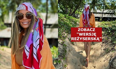 Małgorzata Rozenek odpowiada na zarzuty o Photoshop i pokazuje "wersję reżyserską" zdjęcia z pupą!