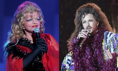 Michał Szpak w długich doczepianych włosach! Na Sylwestrze w Polsacie oddał hołd Violetcie Villas!