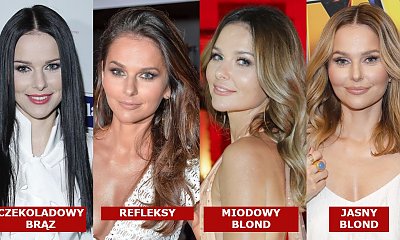 Paulina Sykut-Jeżyna kończy dziś 41 lat! Przypominamy jej fryzury i kolory włosów: czekoladowy brąz, blond refleksy, miodowy blond, jasny blond!