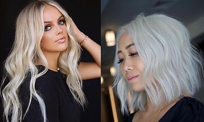 Platynowy blond - idealny na zimę!