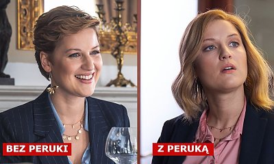 Aleksandra Domańska przeszła metamorfozę do serialu "Mecenas Porada". Ścięła włosy na pixie cut. Widać, że nosiła perukę?