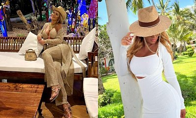 Izabela Macudzińska z "Królowych Życia" pozuje na plaży w skąpym bikini! Pokazała za dużo? [DUŻO ZDJĘĆ]