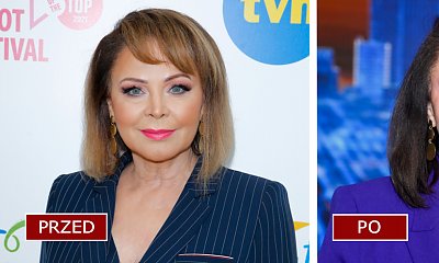 Izabela Trojanowska już tak nie wygląda! Odwrócony bob i ciemny brąz odjęły jej przynajmniej 10 lat!