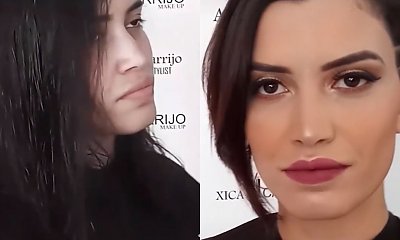 Przyłapała swojego chłopaka z przyjaciółką! Chwilę przed zerwaniem przeszła metamorfozę! Ścięła włosy, zrobiła mocny makijaż i wygląda obłędnie!