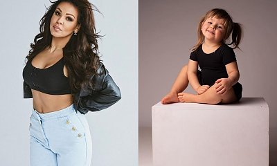 Sylwia Bomba w walentynkowym wydaniu z córeczką: "Kolana ma mało zgrabne bo mamie, ale ogólnie urocza dziewczynka" - ktoś pisze