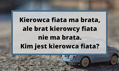 Banalna zagadka logiczna, która potrafi nieźle namieszać w głowie! Potrafisz ją rozwiązać?