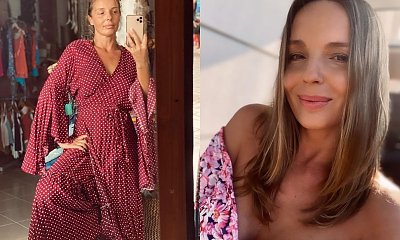 Agnieszka Włodarczyk w czerwonym body prezentuje zgrabne nogi: "Petarda! Piękne, smukłe ciało" - piszą fani