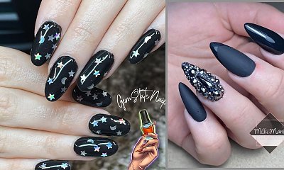 #blacknails - paznokcie dla każdej kobiety. Oto najpiękniejsze stylizacje!