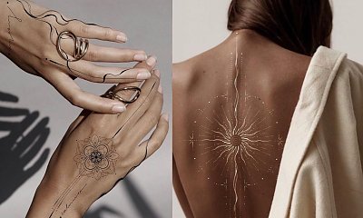 #JeweleryTattoos - ta artysta z Amsterdamu tworzy nieziemskie, biżuteryjne ornamenty na ciele - musisz je zobaczyć!
