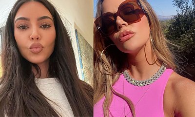 Seksowna Kim Kardashian w obcisłych, srebrnych legginsach w Miami! Przyćmiła kreacją swoją siostrę Khloe?