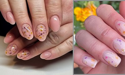 #driedflowernails - paznokcie z motywem suszonych kwiatów. Poznaj nowy trend!