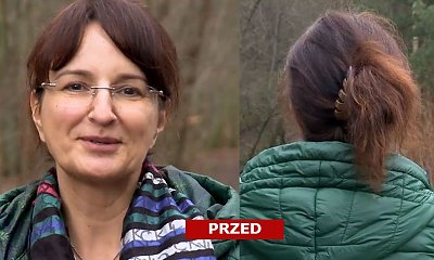 53-latka zaniedbała się przez pandemię. Rudy kolor włosów i grzywka curtain bangs kompletnie ją odmieniły!
