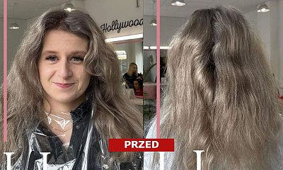 Kobieta po nieudanym farbowaniu u fryzjera miała zielono-szare włosy! Przedłużenie włosów i nowy kolor odmłodziły ją o 30 lat!