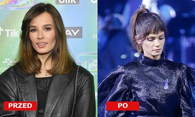 Natalia Szroeder ścięła oryginalną nierówną grzywkę! Zaskoczyła futurystyczną stylizacją na koncercie "Razem z Ukrainą"