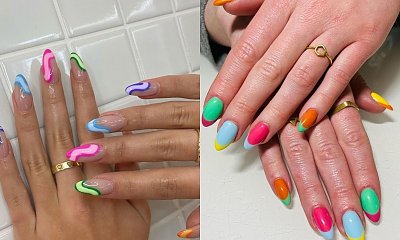 Rainbow nails - 17 pomysłów na tęczowe paznokcie na wiosnę 2022