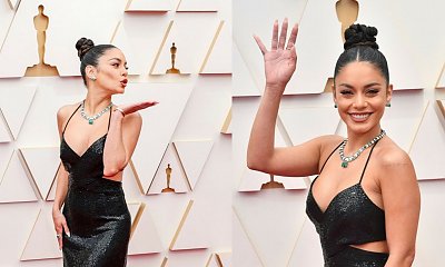Vanessa Hudgens kusi ciałem na czerwonym dywanie podczas Oscarów 2022! Przód sukienki zachwyca, ale zobacz tył!