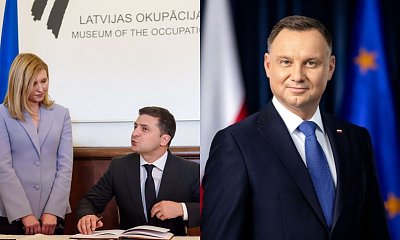 Wołodymir Zełenski rzucił żartem, który rozbawił wszystkich! Co wspólnego ma jego żona z Andrzejem Dudą?