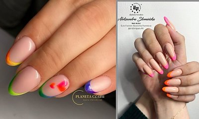 Kolorowy french manicure - oto najpiękniejsze stylizacje kwietnia 2022!