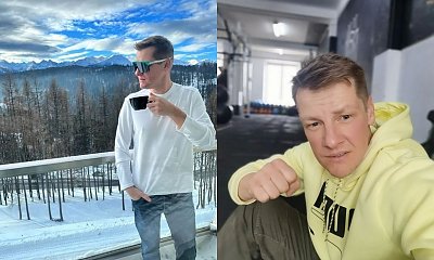 Marcin Mroczek leci na rodzinne wakacje. Pochwalił się synami i piękną żoną. Obcięła włosy?