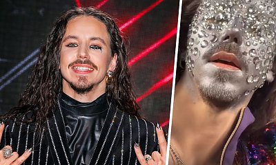Michał Szpak w diamentowej masce i tęczowym cekinowym kostiumie - takiej kreacji artysty jeszcze nie widzieliście!