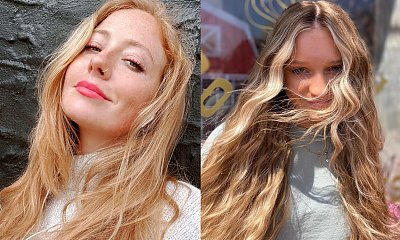 Miodowy blond na falowanych włosach. Wavy bob, bob z grzywką i długie włosy - trendy na wiosnę 2022