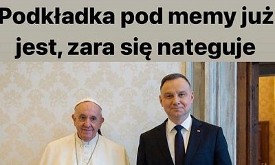 Andrzej Duda odwiedził papieża Franciszka! Okazał duchownemu ogromną czułość. Są memy!