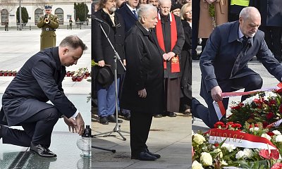 Obchody 12. rocznicy katastrofy lotniczej pod Smoleńskiem: Duda, Morawiecki, Kaczyński, Macierewicz złożyli hołd