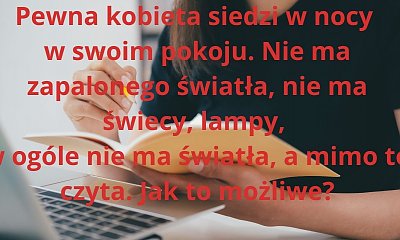 Tę zagadkę rozwikłają tylko bystrzaki! Jesteś jednym z nich?