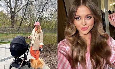 Joanna Opozda niczym pani wiosna pozuje w zwiewnej sukience: "Za długa na Ciebie. Przewrócisz się" - ktoś pisze