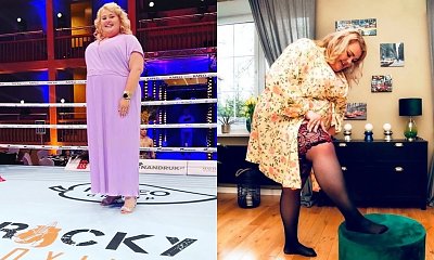 Kinga Zawodnik z „Dieta czy cud” w czarnej sukience z koronkami. Ten fason naprawdę wyszczupla!