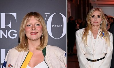 Iga Krefft i Monika Olejnik w białych stylizacjach na imprezie Vogue'a. Dla której biel okazała się łaskawsza?