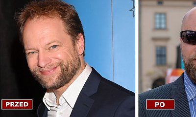 Maciej Stuhr całkiem łysy! Do twarzy mu w takiej odsłonie?