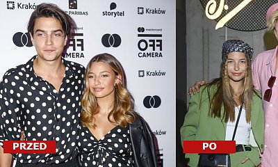 Julia Wieniawa w miętowym garniturze. Ale co na siebie włożył Nikodem Rozbicki? #totalpinklook u faceta - hit czy kit?