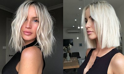 Platynowy blond na najmodniejszych fryzurach sezonu! Odwrócony bob, straight bob oraz fale!
