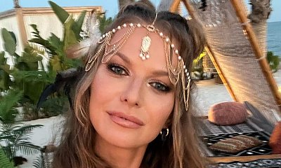Anna Lewandowska w różowej sukience na wesele. Cena stylizacji przyprawia o zawrót głowy!