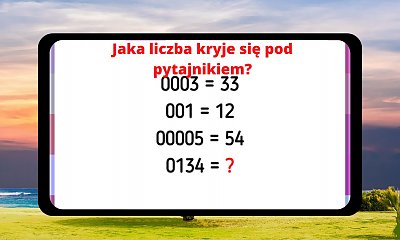 Ta zagadka jest prosta dla dzieci, ale dorośli nie potrafią jej rozwiązać. A Ty?
