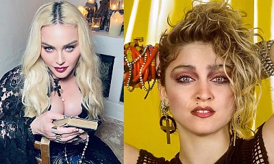 Madonna - kultowe makijaże królowej popu! W czarnych smoky eyes i w bordowej szmince wygląda niezwykle!