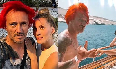 Michał Wiśniewski z piątą żoną w bikini tańczy na jachcie! Pola Wiśniewska zachwyca!
